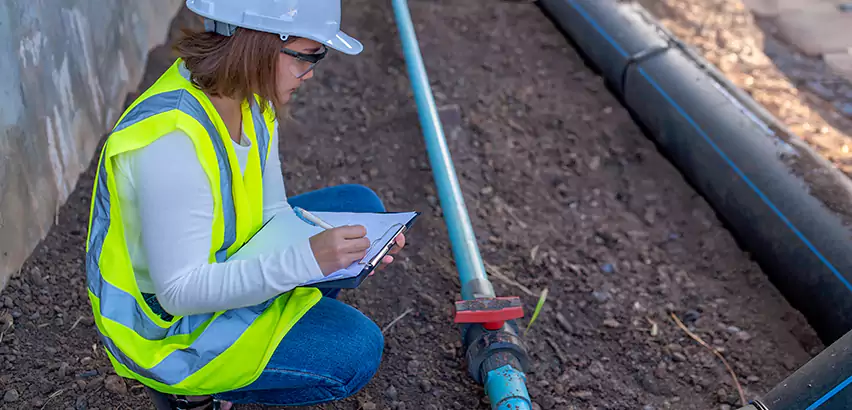 Outdoor Water Line Installation in Greenville